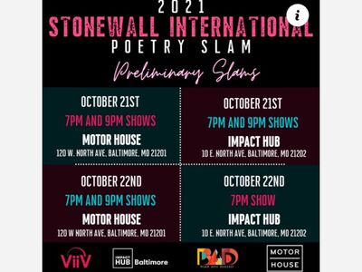 2021 STONEWALL INTERNATIONAL POETRY SLAM