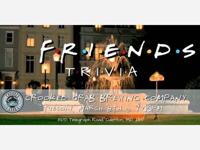 Friends Trivia at Crooked Crab