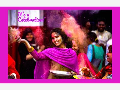 Today is Holi!