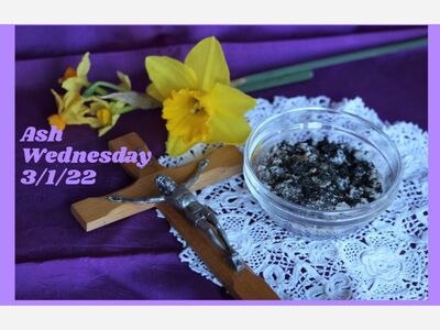 Ash Wednesday!