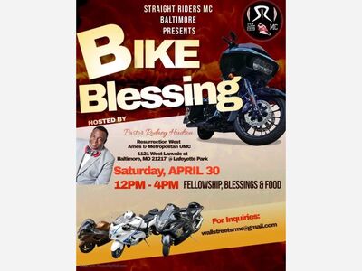 Straight Rides MC Baltimore Bike Blessings