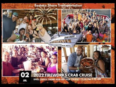 Crab Cruise- Fireworks 4th of July